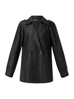 18MM Gambiered Canton Gauze Women Trench Coat GOELIA