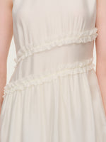 Ruffle Sleeveless Women Tiered Maxi Dress GOELIA