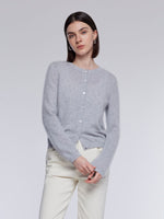 [Preview] 100% Brushed Cashmere Women Cardigan GOELIA