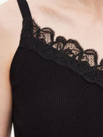 Triacetate Lyocell Blend Lace Trim Women Camisole GOELIA
