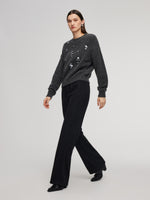 Stretch Loose Straight Leg Women Pants GOELIA