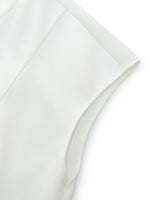 Tencel Blend Twist Front Top And Wide Leg Pants Two-Piece Set With Silk Scarf GOELIA
