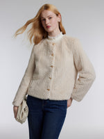 [Preview] Eco-friendly Faux Fur Textured Women Coat GOELIA