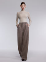 [Preview] Relaxed Straight Leg Women Knit Pants GOELIA