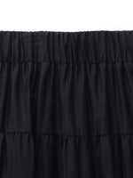 Tencel Women Tiered Maxi Skirt GOELIA