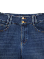 [Preview] Denim Fleece Lined Women Flared Jeans GOELIA