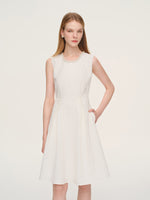 Jacquard Sleeveless Women Mini Dress GOELIA