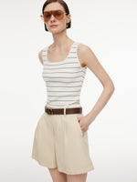 Cotton Blend A-Line Women Shorts GOELIA