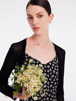 Spaghetti Strap Dress With Knitted Cardigan Two-Piece Set GOELIA