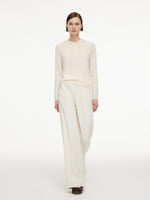 100% Cashmere Seamless Women Knit Hoodie GOELIA