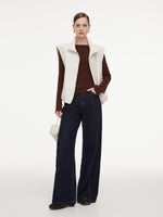[Preview] Stand Collar Padded Women Zip-Up Vest GOELIA