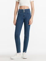 Denim Sheath High-Waisted Women Jeans GOELIA