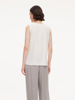 Triacetate Blend Women V-Neck Tank Top GOELIA