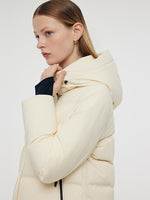 Drawstring Hooded Goose Down Jacket GOELIA