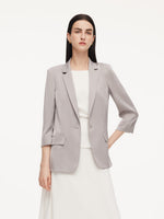 22MM Mulberry Silk Women Blazer GOELIA