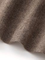 100% Washable Wool Leather Collar Women Coat GOELIA