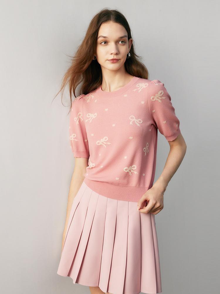Monogram Jacquard Knit Top - Women - Highlights and Gifts