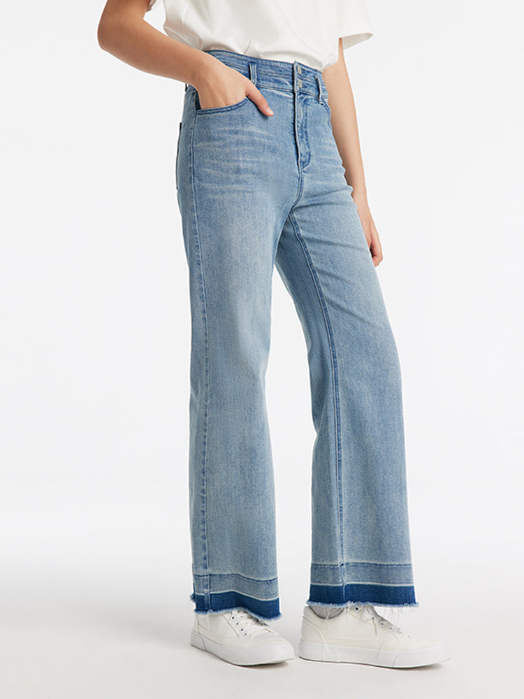 Micro-Flared Loose Women Jeans GOELIA