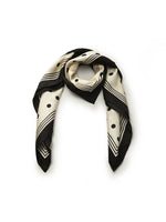 Polka Dots Printed Pure Silk Scarf GOELIA