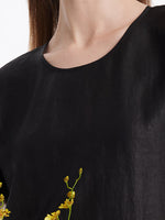 16 Momme Xiang Yun Silk Women Midi Dress GOELIA