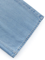 [Preview] 100% Lyocell Denim Women Straight Leg Jeans With Belt GOELIA
