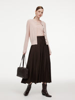 Wool Blend Cardigan And Tank Top Two-Piece Set GOELIA