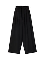Machine Washable Wool Blend Loose Fit Unisex Barrel Leg Pants GOELIA