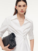 Cotton Women Wrap Shirt GOELIA