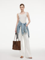 100% Cotton Denim Unisex Oversized Shirt GOELIA