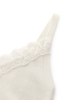 Triacetate Lyocell Blend Lace Trim Women Camisole GOELIA