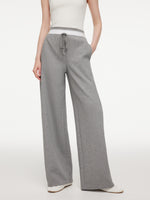 Soft Drawstring Wide-Leg Women Sweatpants GOELIA