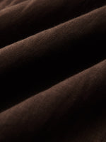 100% Linen A-Line Women Skirt With Braided Belt GOELIA