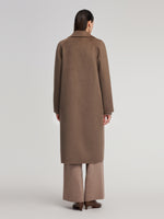 Cashmere Wool Blend H-Line Women Overcoat GOELIA