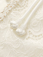 New Chinese-Style Lace Sequins Patchwork Women Blouse GOELIA
