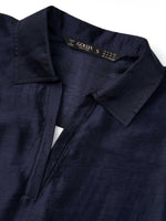 Tencel Blend Belted Blouse And Pants Two-Piece Set GOELIA