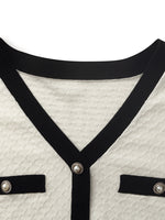 Classic Jacquard Knit Top And Half Women Skirt Two-Piece Set GOELIA