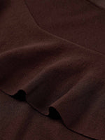 [Preview] Tencel Blend Ruffle Cold Shoulder Women Knit Top GOELIA