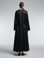 19MM Gambiered Canton Gauze Women Jacquard A-Line Skirt GOELIA