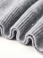 [Preview] Wool Blend Sequins Boat Neck Women Sweater GOELIA
