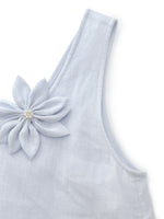 100% Linen Women Sleeveless Maxi Dress GOELIA