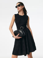 Stretch Jacquard Women Knit Mini Dress GOELIA