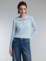 [Preview] Cashmere Wool Blend Women Hooded Sweater GOELIA