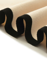 Fitted Double-Breasted V-Neck Mini Dress GOELIA