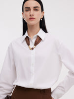 Shirt Dress And Adjustable Waist Skirt Two-Piece Set GOELIA