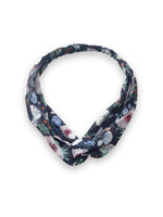 10MM Mulberry Silk Floral Print Women Ruffle V-Neck Blouse GOELIA