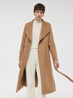 Cashmere Lapel Women Overcoat GOELIA