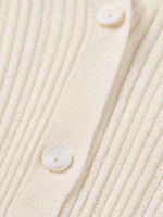 Tencel Wool Blend V-Neck Women Cardigan GOELIA