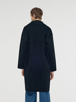 Wool Cashmere Double-Faced Unisex Mid-Length Coat GOELIA