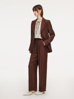 Tencel Acetate Linen Blend Women Pants GOELIA