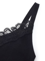 Triacetate Lyocell Blend Lace Trim Women Camisole GOELIA